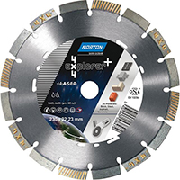 DISQUE DIAMANT EXPLORER + 4X4 NORTON 230MM